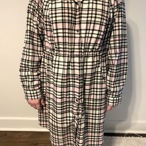 Torrid Plaid Rain Coat